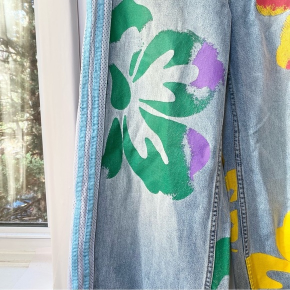 New Urban Outfitters BDG 90s Skater Baggy Jeans Denim Race Track Stripe 26 - Picture 9 of 13